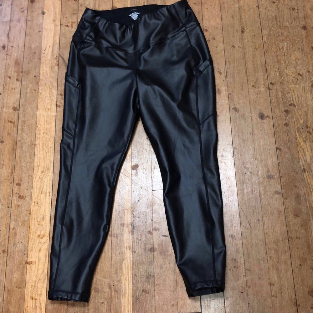Torrid Black Leather Leggings
